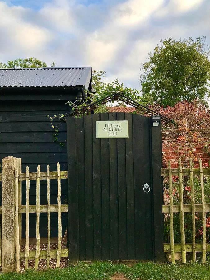Melford Allotment Shed-Vintage Lodge Suffolk Long Melford Eksteriør billede